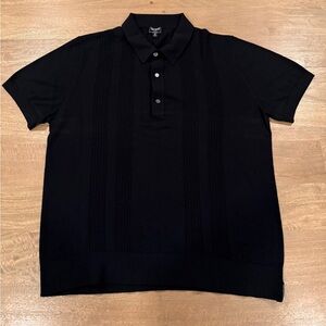 Todd Snyder Silk-Cotton Ribbed Sweater Polo